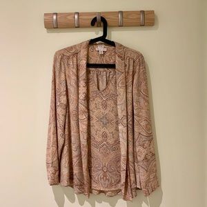 Lila Rose Patterned Blouse